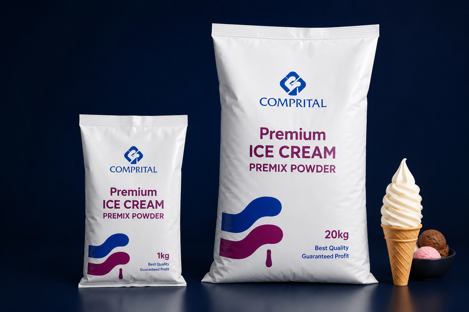 Pace Heritage Comprital Dry Mix 1kg and 2kg packs